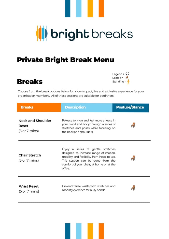 Private break knowledgebase menu